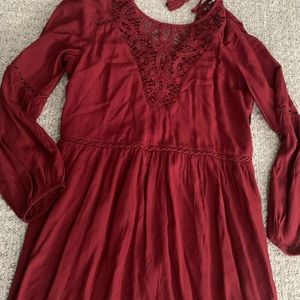 American eagle lace detail mini dress